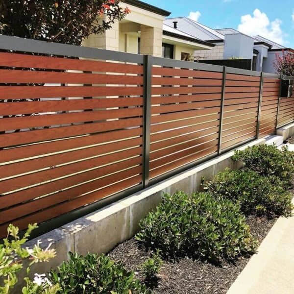 Wood Look Aluminium Slat Fencing | Premium Slat Fencing Perth